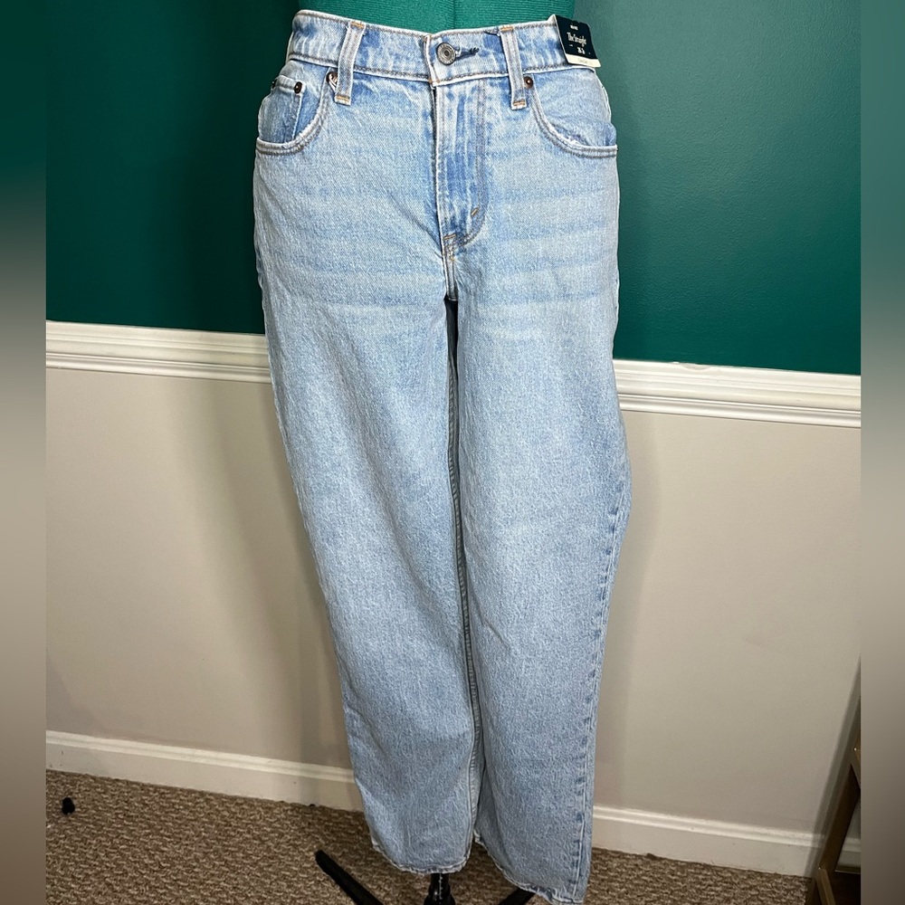 NWT Abercrombie curve Light Blue Women's Jeans